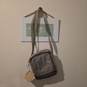 Nwt Pacsafe Gray Crossbody Bag with Modern Design
